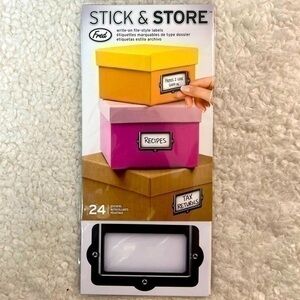 Fred Stick & Store Write-On File Style Labels